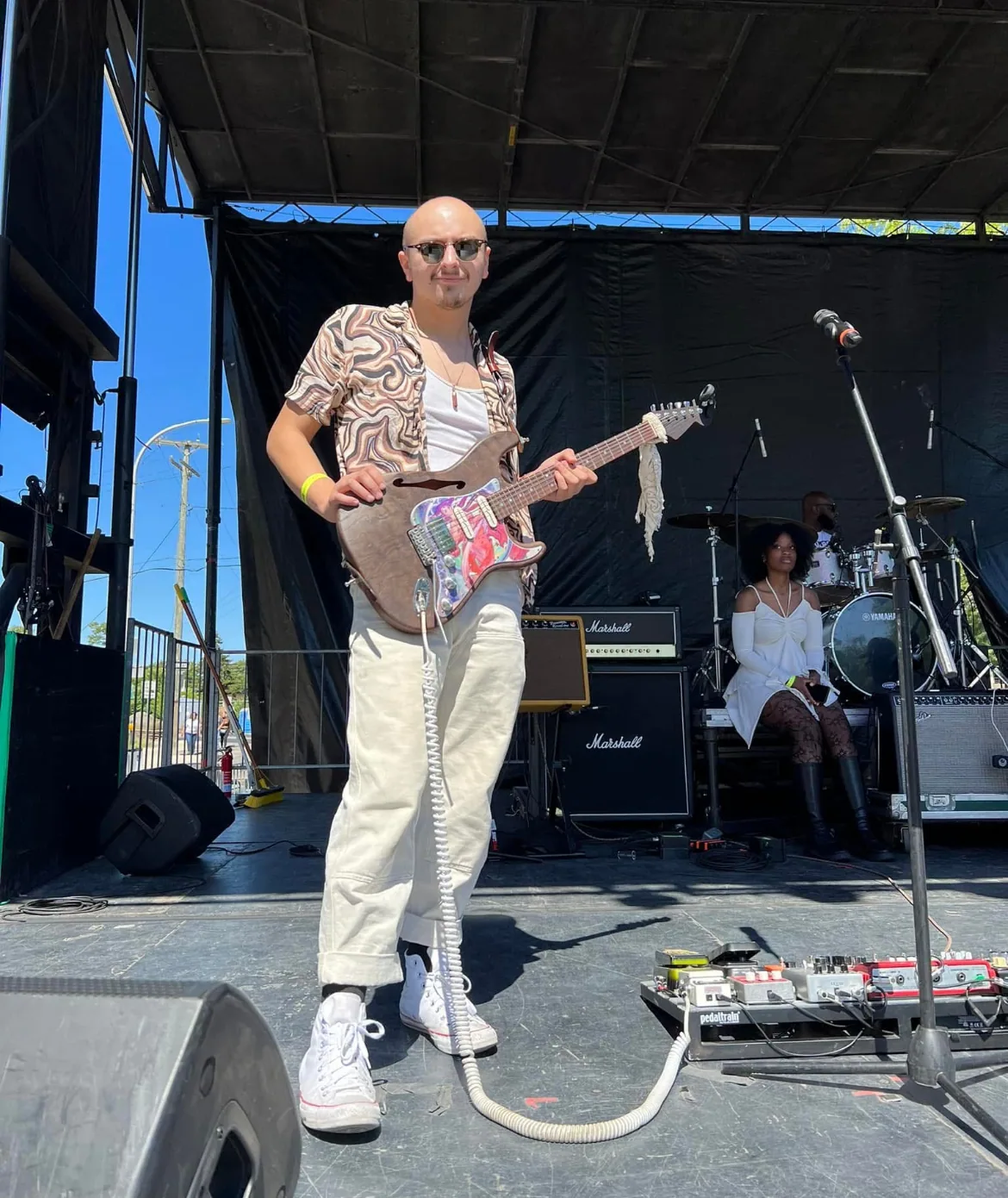 PLAYING GUITAR