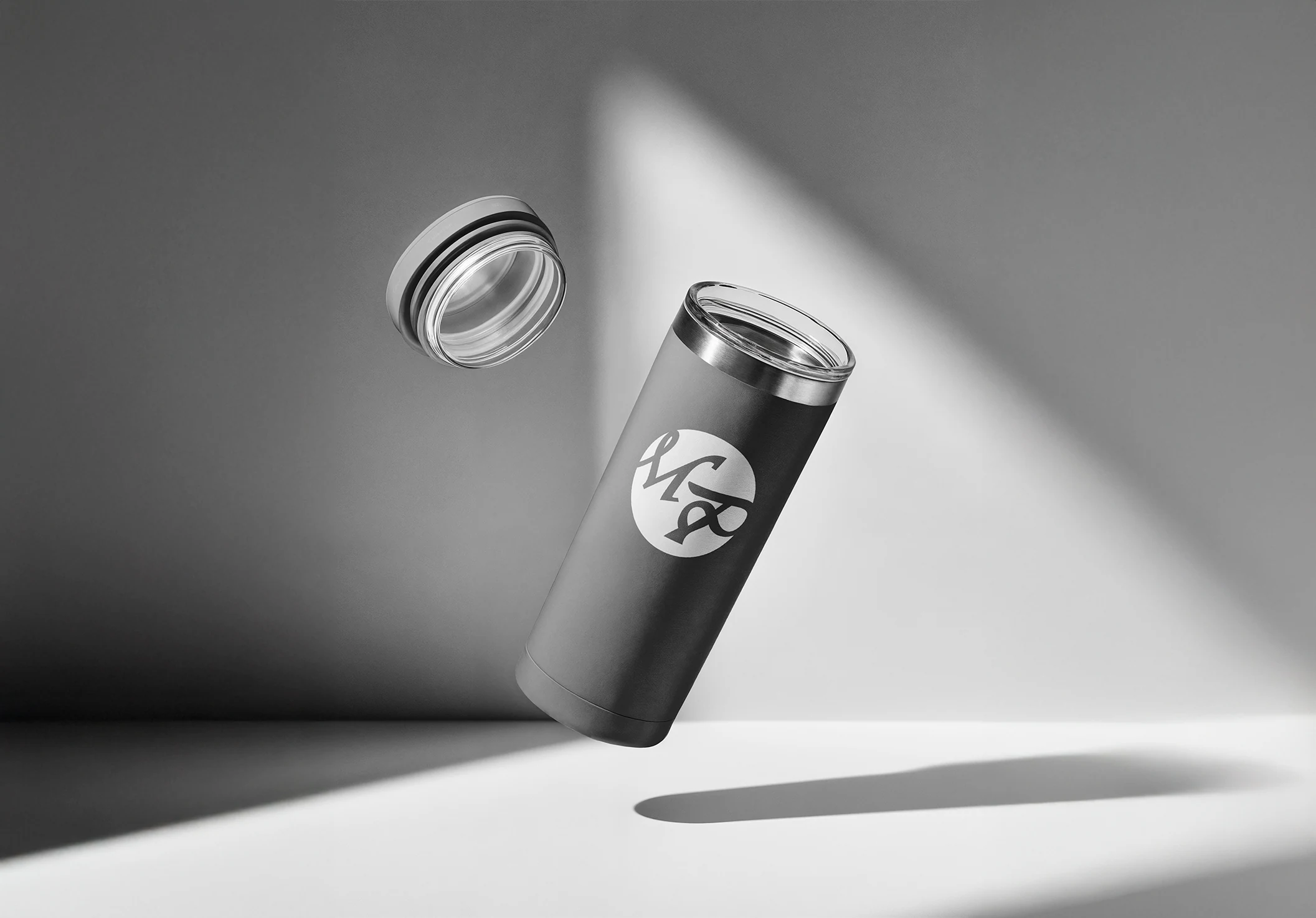 Promotional tumbler mockup