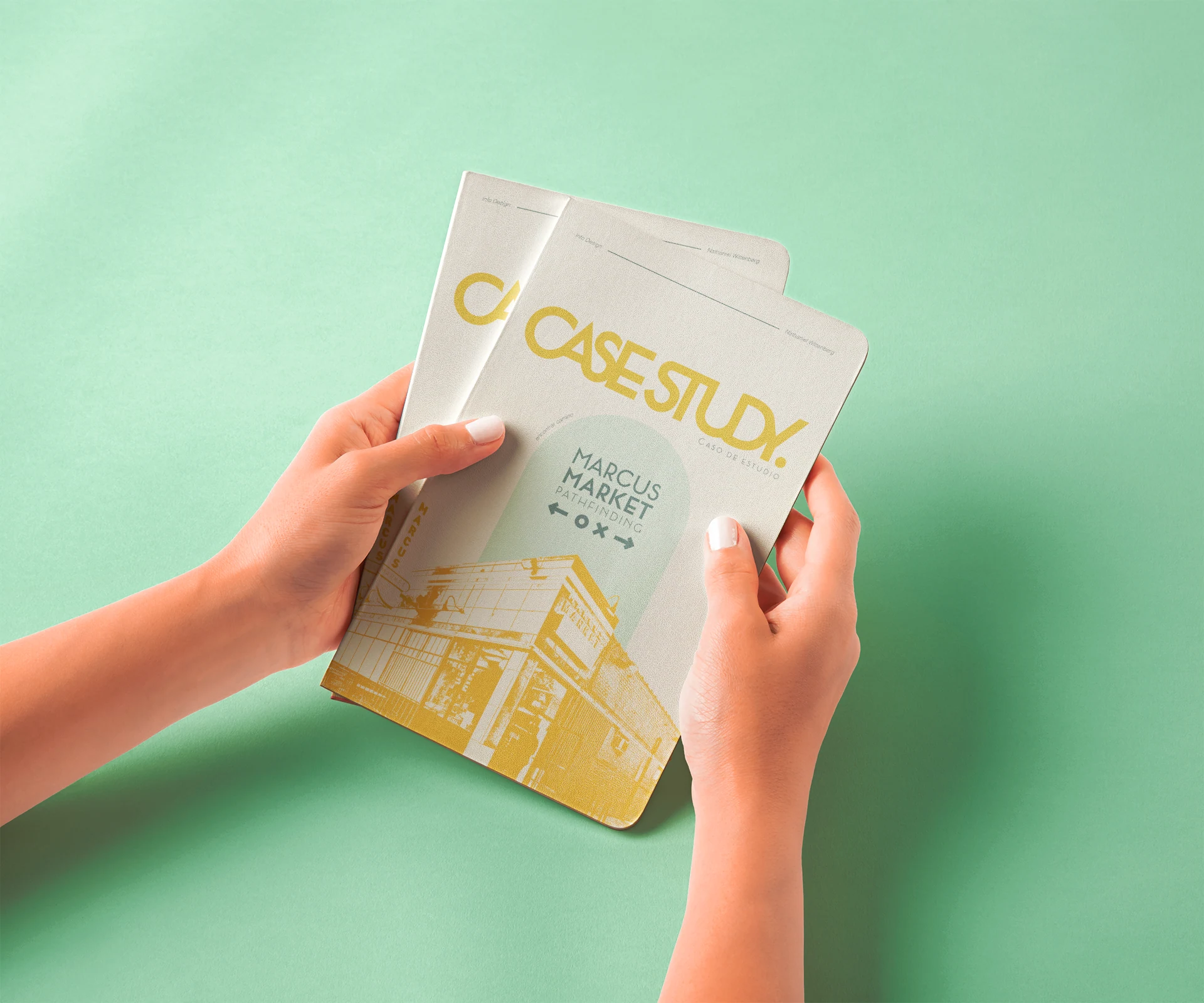 Case study book in hand