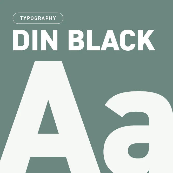 Grocery store typography